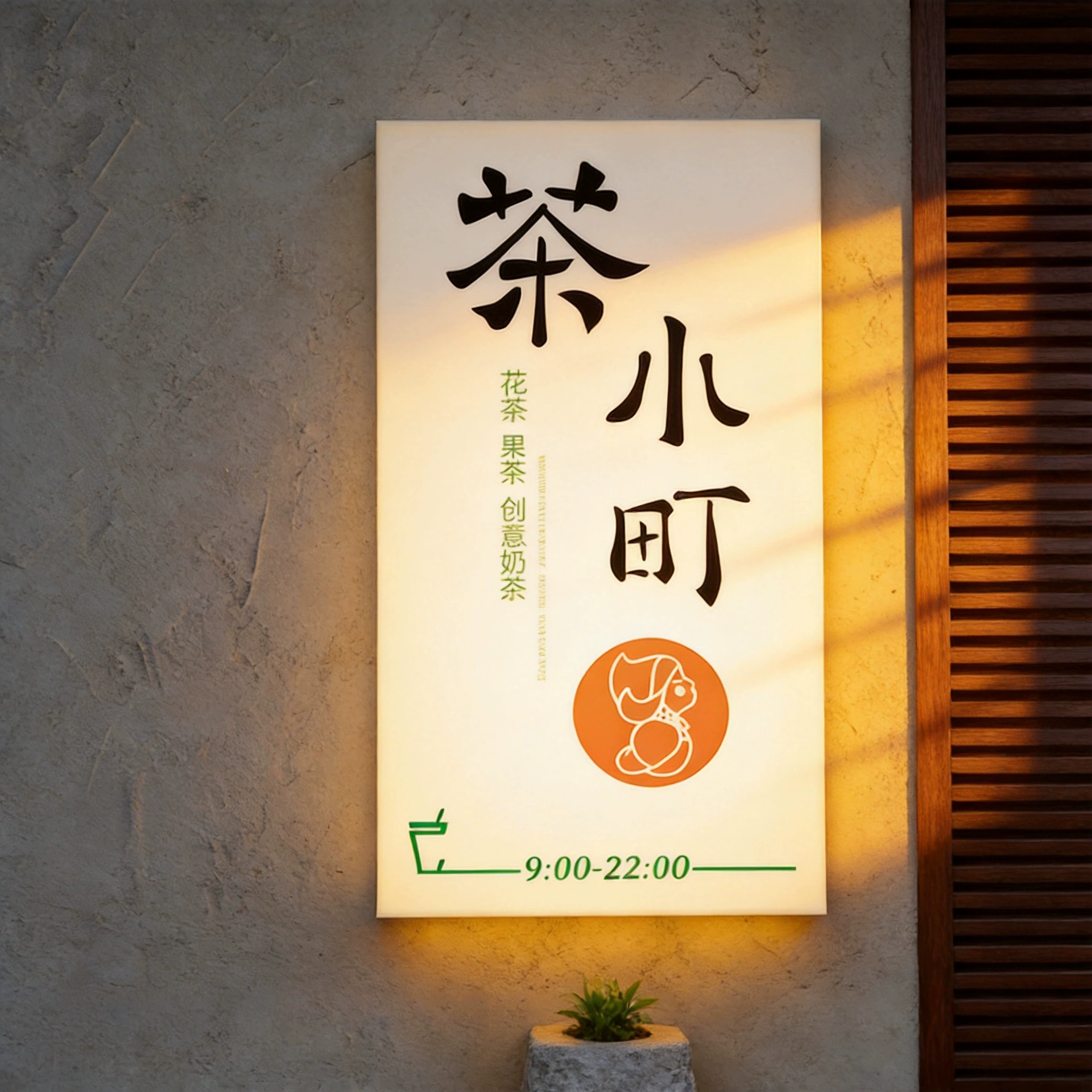 亚克力灯箱 广告牌网红门头创意门头通体发光灯箱服装店民宿招牌